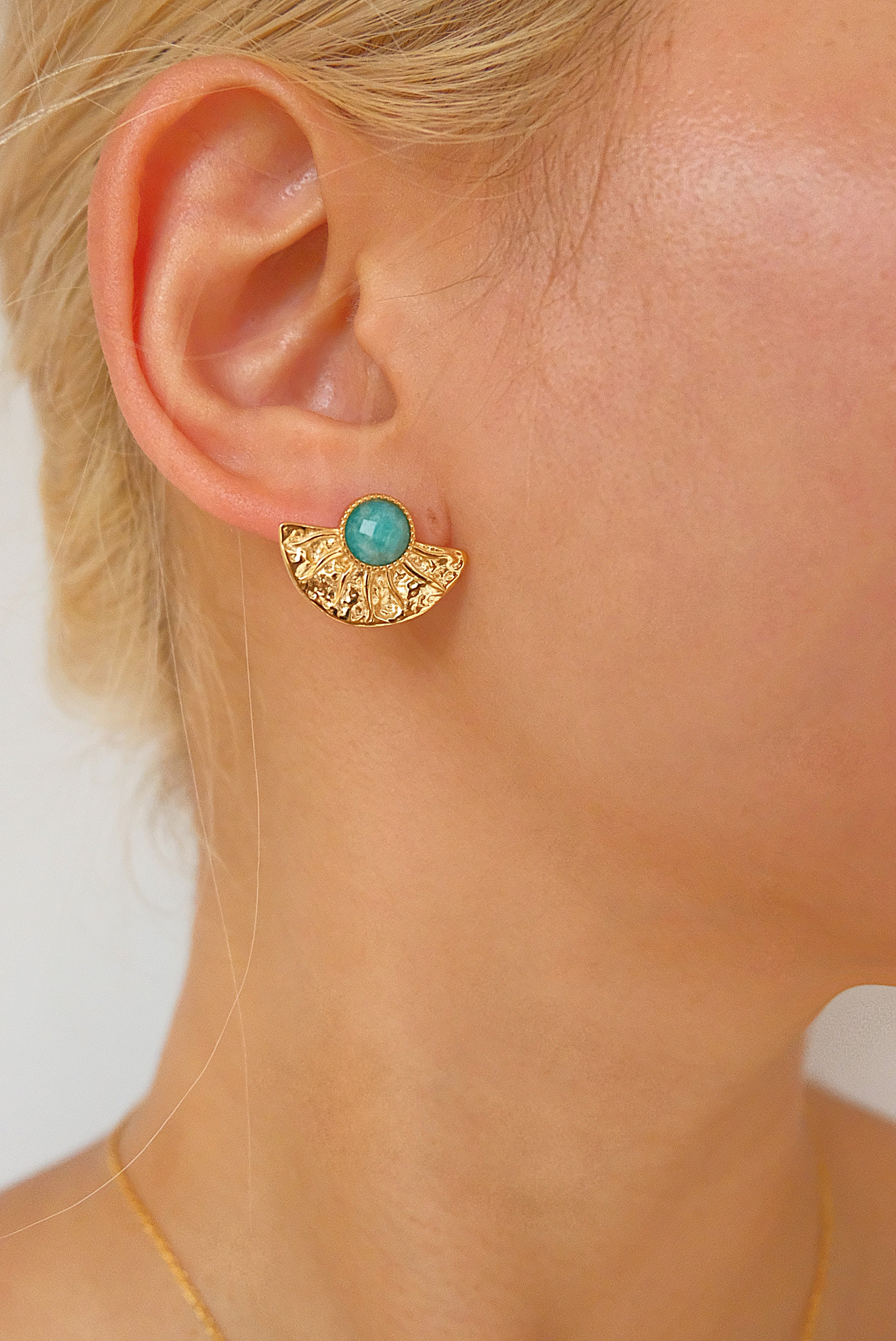 Nile Series Sun God Earrings