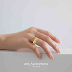 open-ended zircon-set rings