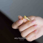 open-ended zircon-set rings