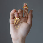 엘프 소라 장식 귀걸이