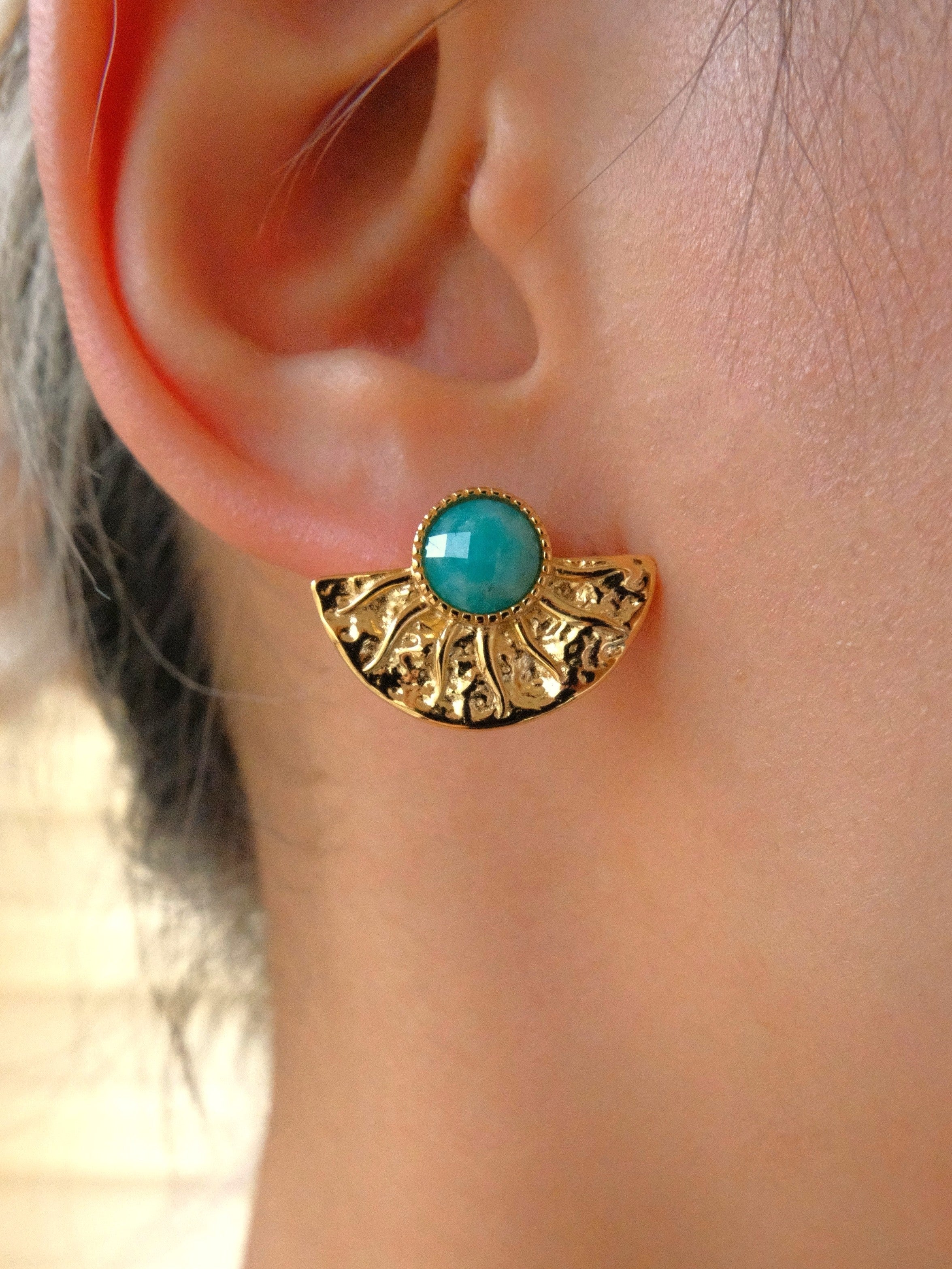 Nile Series Sun God Earrings