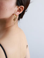 'Broken Rock' Texture Patchwork Earrings