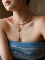 Baroque pearl necklace