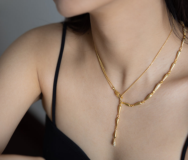 "Amachan Diary" Sea God Riddle Multi-functional Necklace / Choker / Sweater Chain