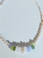 Desolate Healing Style Baroque Pearl Necklace.