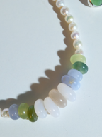 Desolate Healing Style Baroque Pearl Necklace.