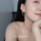 엘프 소라 장식 귀걸이