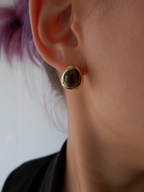 Handcrafted ear pendants made from natural stones