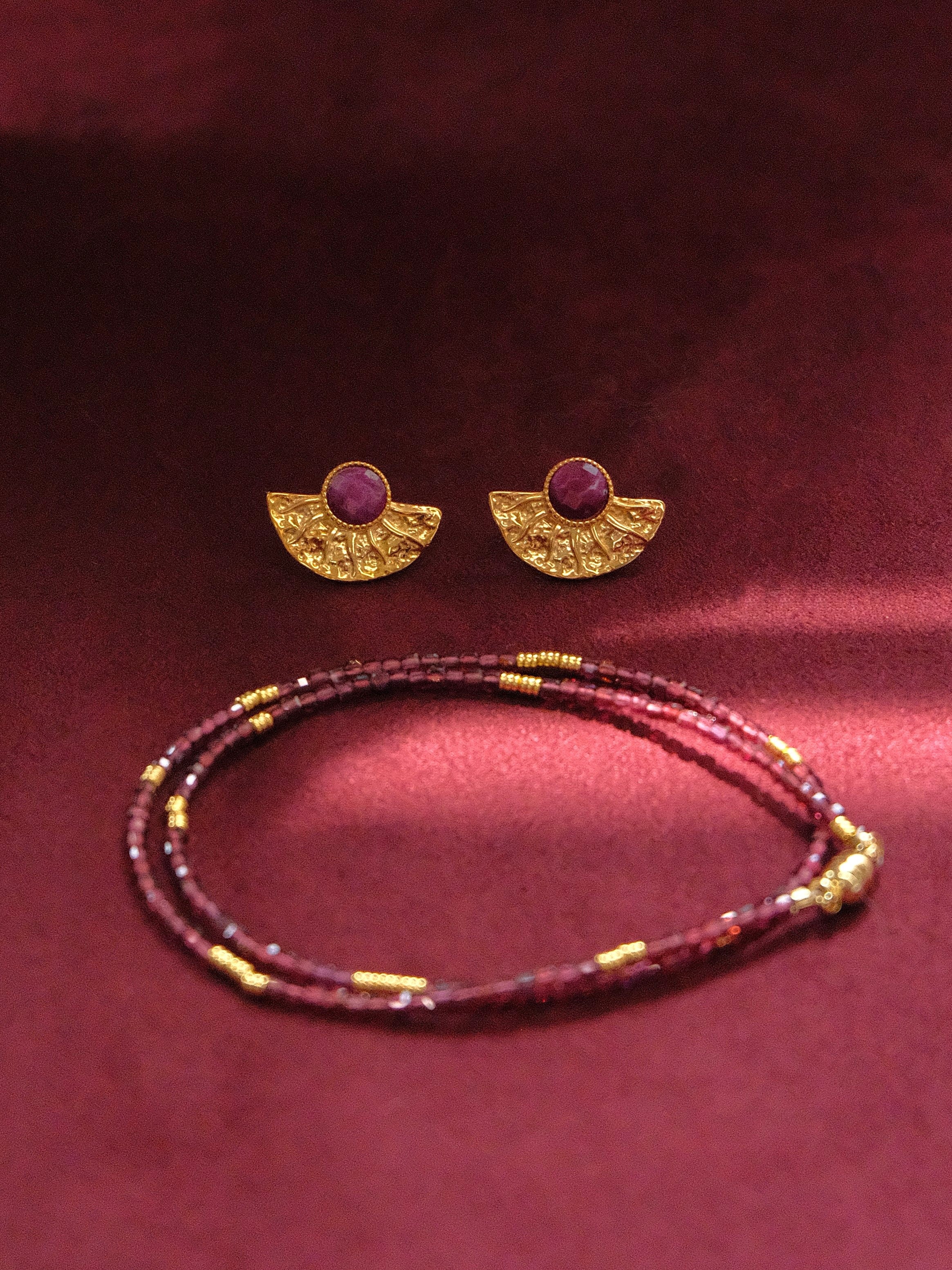 Nile Series Sun God Earrings