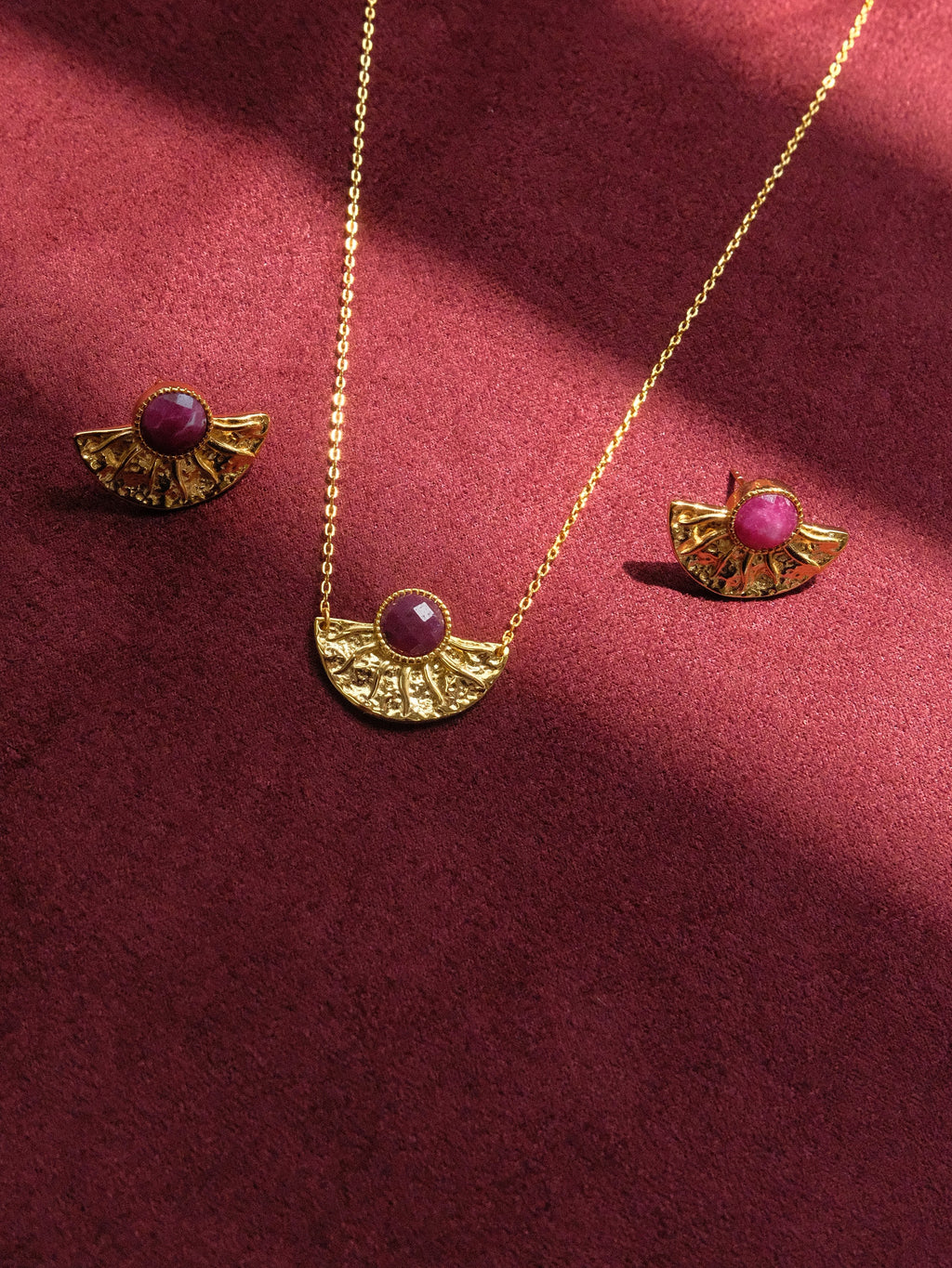 Nile Series Sun God Earrings