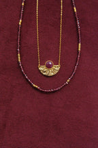 Sun God Natural Stone Necklace