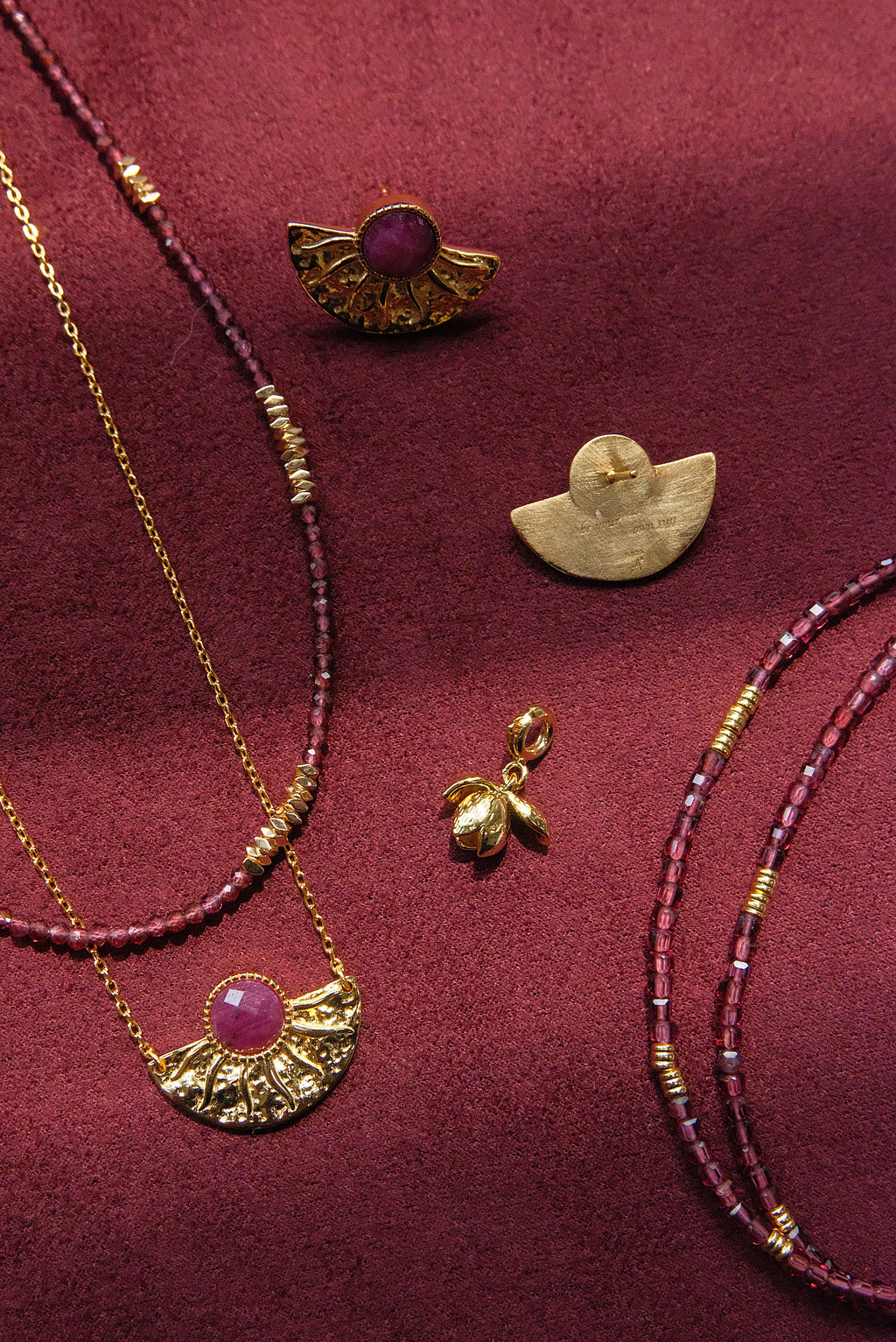 Sun God Natural Stone Necklace