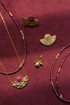 Sun God Natural Stone Necklace