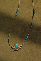 Natural Tianhe Stone Braided String Necklace