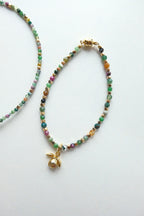 Indian agate natural stone bracelet