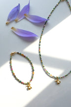 Indian agate natural stone bracelet