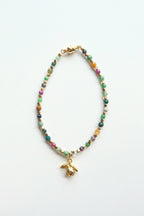 Indian agate natural stone bracelet