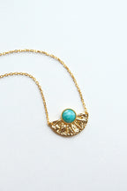 Sun God Natural Stone Necklace