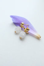 Natural Crystal Bud Earrings