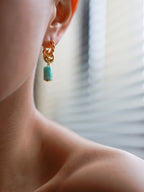 Natural stone / Tianhe stone earrings